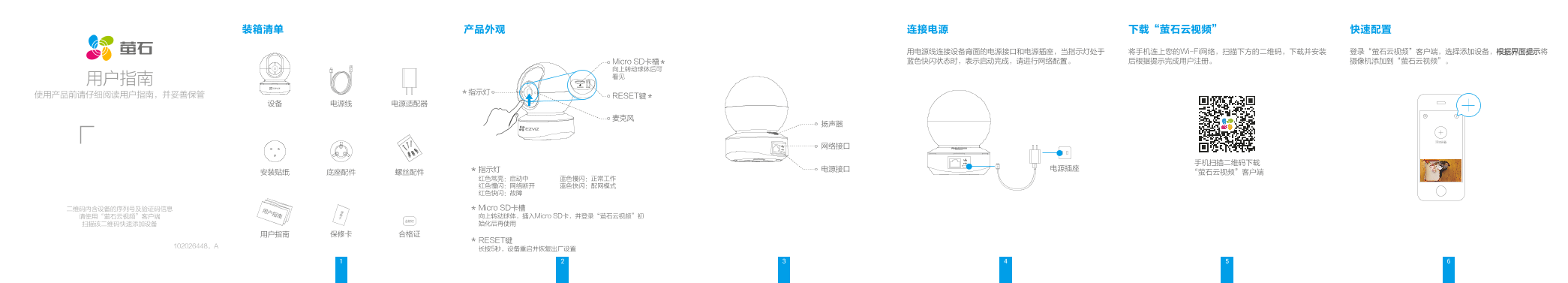 Midea 美的  CS-CTQ6X-1G2WFR智能摄像头 说明书