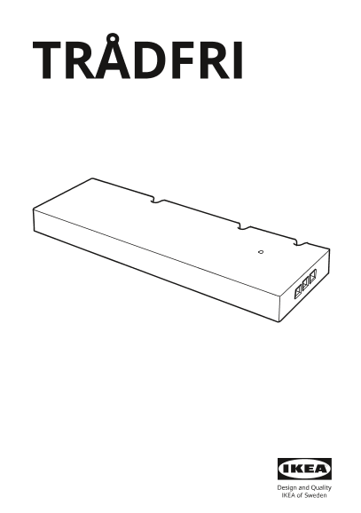 IKEA宜家 TRÅDFRI 特鲁菲(货号503.561.92)安装指南组装说明书_共1份(全)