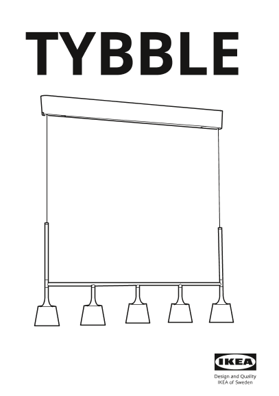 IKEA宜家 TYBBLE 泰伯尔(货号903.982.46)安装指南组装说明书