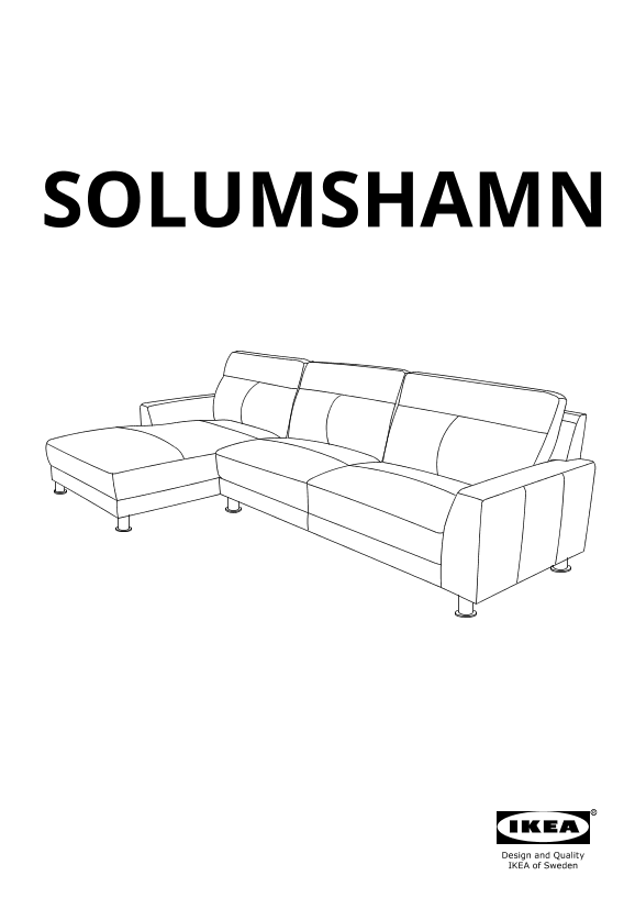 IKEA宜家 SOLUMSHAMN 苏鲁哈(货号005.099.65)安装指南组装说明书