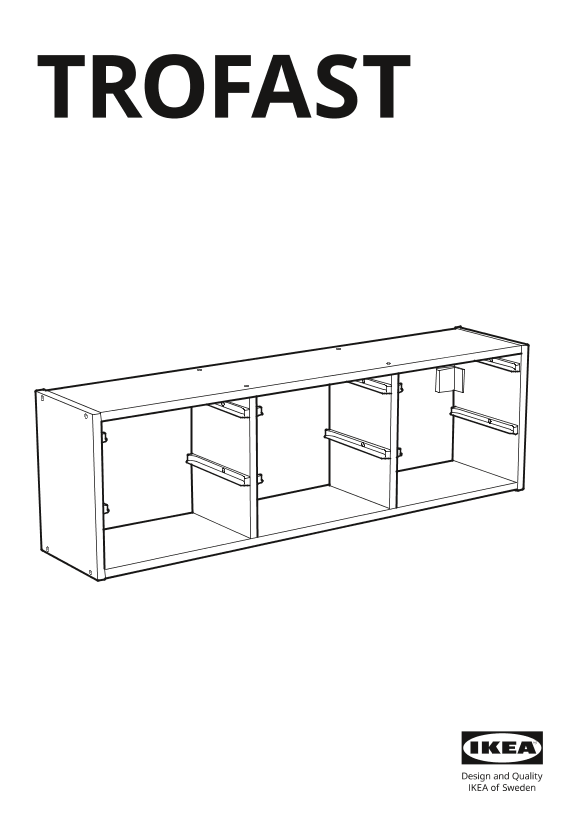 IKEA宜家 TROFAST 舒法特(货号803.521.21)安装指南组装说明书