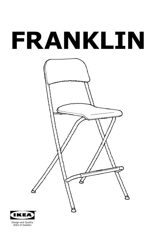 IKEA宜家 FRANKLIN 富兰克林(货号704.067.42)安装指南组装说明书