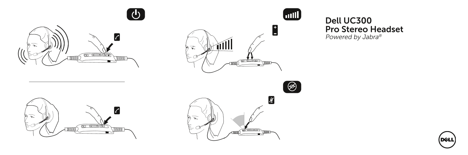 Dell戴尔Dell UC300 Quick Start Guide 说明书 用户手册